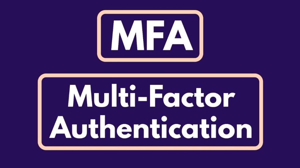 MFA, Višefaktorska autentifikacija; Izvor: Shutterstock