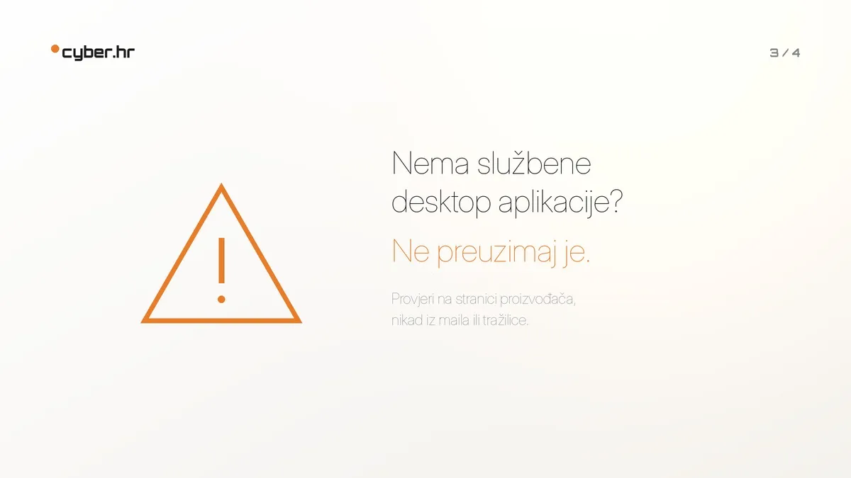 Službena desktop aplikacija
